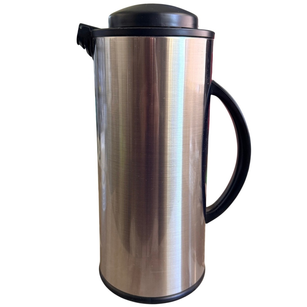 Diamond Thermal Coffee Carafe Vacuum Pitcher Insulated Silver 11.5in Stainless